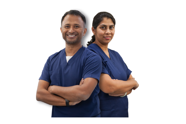 Dr. Mettu Shanthan Reddy & Dr. J. Deepika Reddy — Co-Founders of Toothway Dental