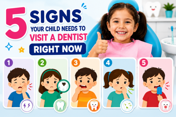 5 Signs Your Child Needs to Visit a Dentist Right Now